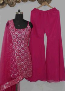 💥🆕️ Kurti-Plazzo-Dupatta Set