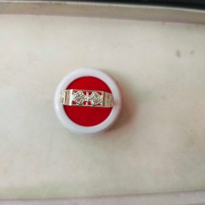 Pure Silver High Quality White CZ  Ring