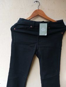 H&amp;M Black Denim Skinny Jeans (Women)