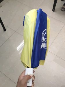 Yellow And Blue Umbrella