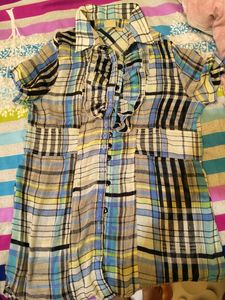 Very Beautiful Ruffel Long Shirt  For Women