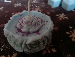 Rose Candle