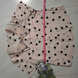 Peach Korean Top