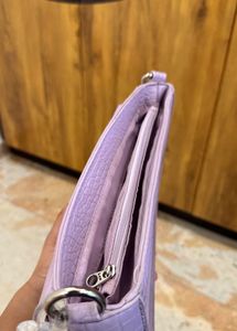 Lavender Flap Handbag