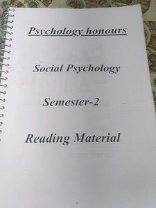 Social Psychology Notes