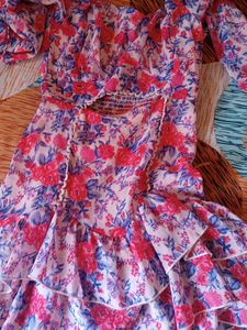 Floral Print Mini Dress