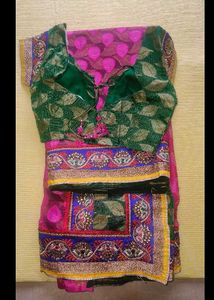 “Elegance in Every Thread: Stunning Net Saree”