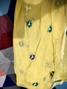 Yellow Suit With Dupatta