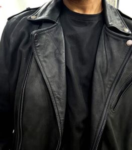 Heavyweight Biker Leather Jacket