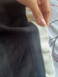 Ruffle Trim Knit Cardigan