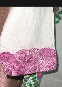 Pure Cotton Embroidered Kurti