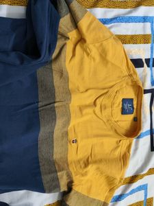 Louis Philippe Round Neck Tshirt, Full Hand