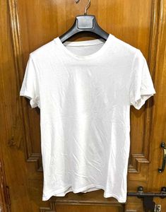 PLAIN WHITE 100% COTTON TSHIRT S(38)