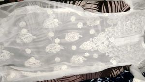 Elegant White Embroidered Kurta