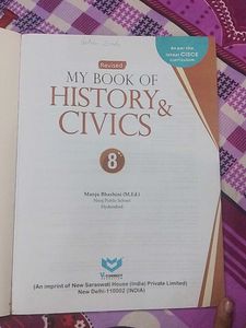 History &amp; Civics Book - Grade 8