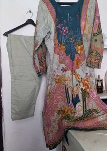 Pakistani Patch Work Kurta Set