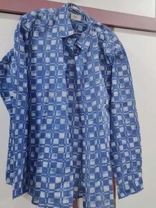 Blue White Checkered Shirt