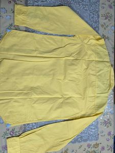 Park Avenue Yellow Casual Shirt