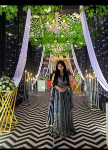 New Sequin Lehenga With Cancan
