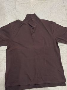 Dillinger Brown High Collar Polo Shirt