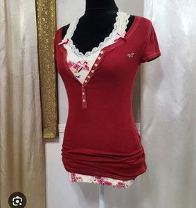Y2k Printerest Fitted Top