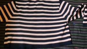 Striped Knit Cardigan