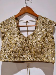Aarkia Golden Thread Work Heavy Blouse