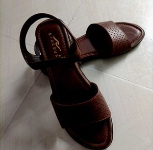 Brown Flats &amp; Sandals
