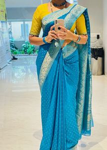 Pure Khaddi Georgette Saree