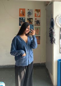 Blue Cute Cardigan