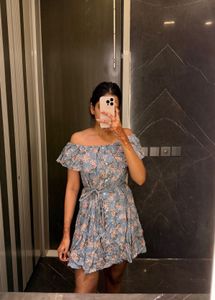 Floral Off-Shoulder Dress