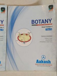 Aakash Botany Study Package for XI - NEET/IIT JEE