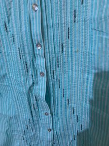 Women’s Blue Shirt Kurta