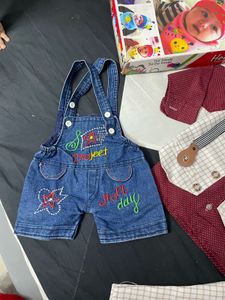New Boys Burgundy &amp; Plaid Outfit