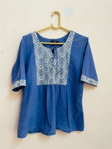 Pure Cotton Tunic Top