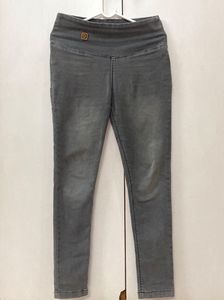 Grey Denim Jeggings