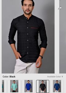 Men&#39;s Striped Casual Shirt