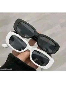 Retro Sunglasses - Black & White