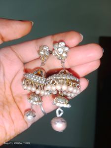 Show Me The Jhumka ♥️♥️kundan Style