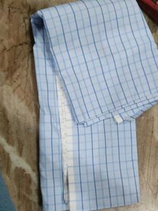 Blue Formal Unstitched Shirt