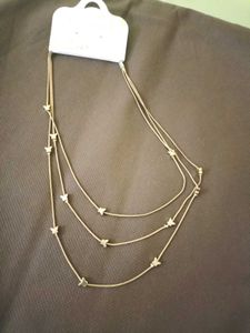 Butterfly Charm Layered Necklace