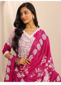 Floral Print Kurta Set