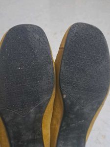 Ka Mei Gao Mustard Yellow Ballet Flats