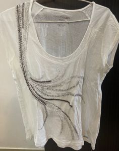 White Calvin Klein Top