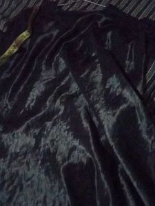 Black Satin Abaya burqa