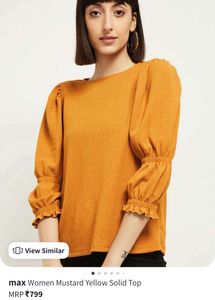 Max Mustard Yellow Top