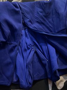 Blue Tube Designer Dress .