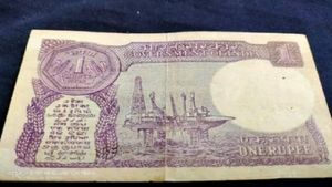 VERY RARE 1 RUPPES NOTE
