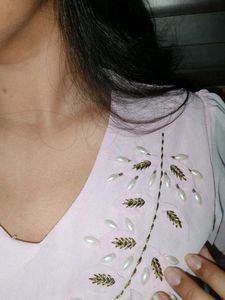 Pink Beaded Dress