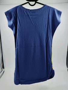 Colour Block Tshirt (Dark Blue)